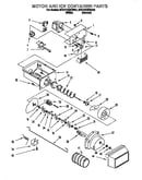 Motor and ice container