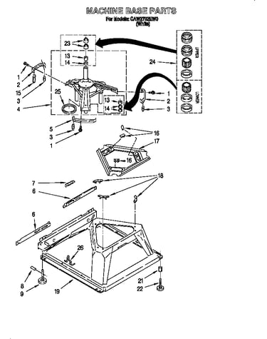 Machine base