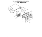 KitchenAid KSSP48MFB05 top grille and unit cover diagram
