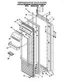 Refrigerator door