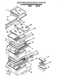 Refrigerator shelf