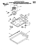 Electric built-in cooktop
