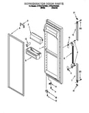 Refrigerator door