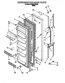 Refrigerator door