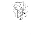 Whirlpool RB262PXYB0 oven cabinet diagram