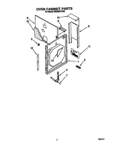 Oven cabinet