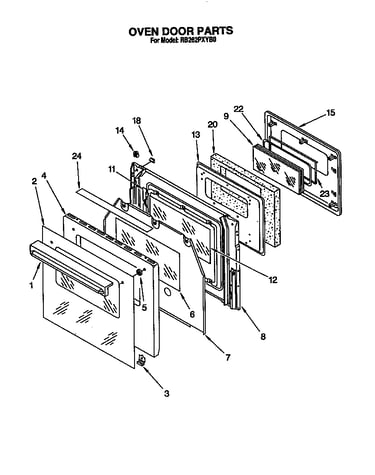 Oven door