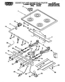 Cooktop and manifold