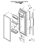 Refrigerator door