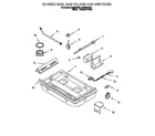 Whirlpool SC8830EBQ2 burner box, gas valves and switches diagram