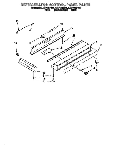 Refrigerator control panel