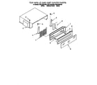 KitchenAid KSSP42MFW05 top grille and unit cover diagram