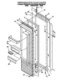 Refrigerator door