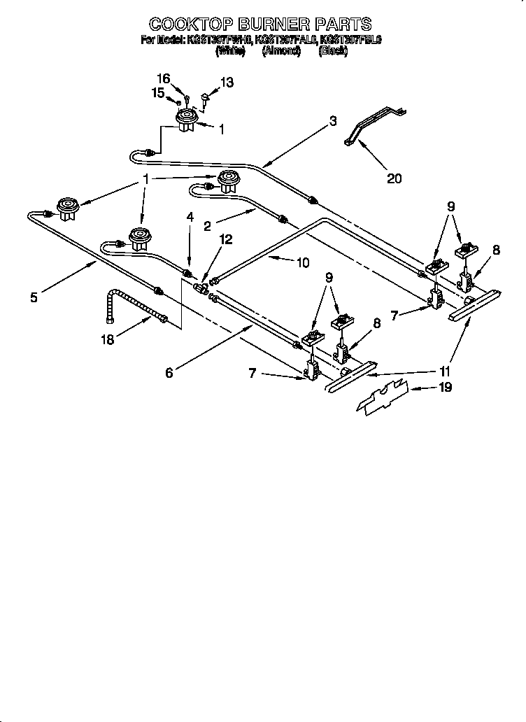 Cooktop burner