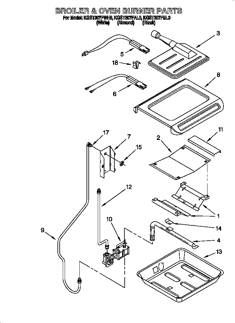 Broiler and oven burner