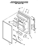 Refrigerator door
