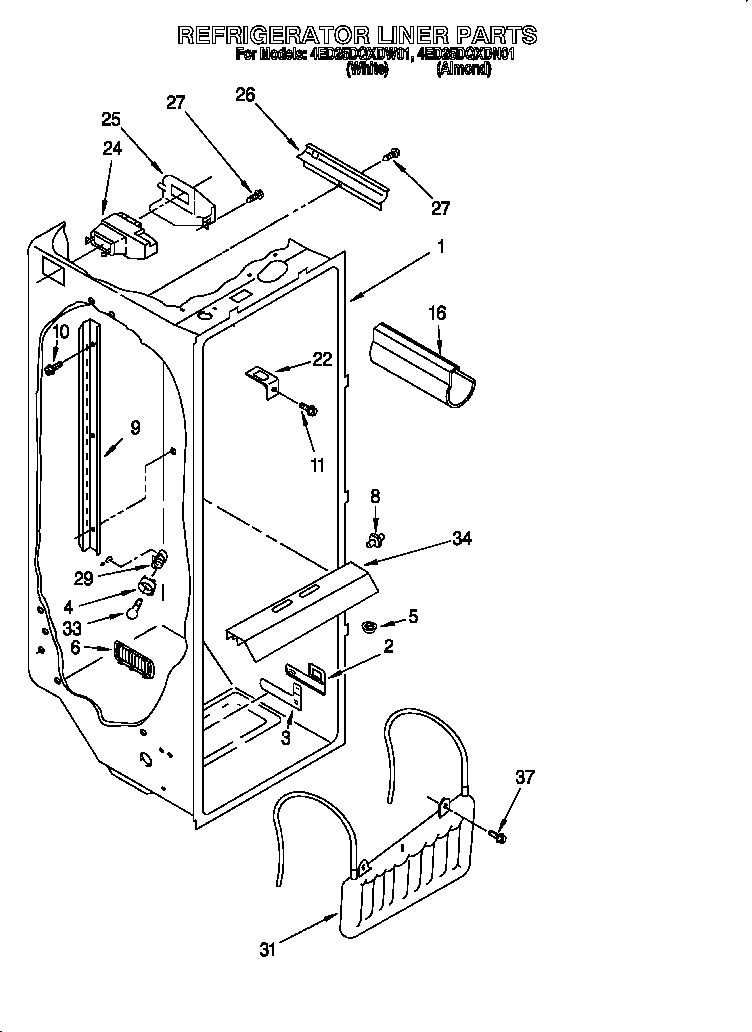 Refrigerator liner