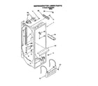 Bauknecht 3XKGN705000 refrigerator liner diagram