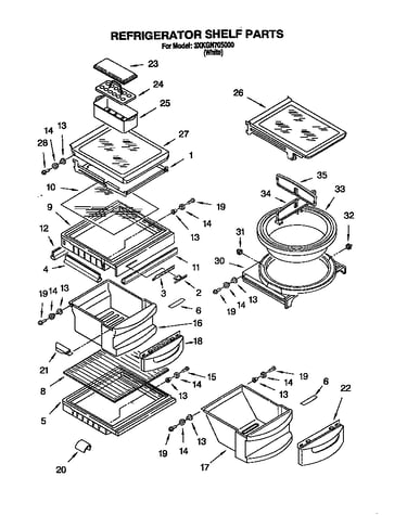 Refrigerator shelf