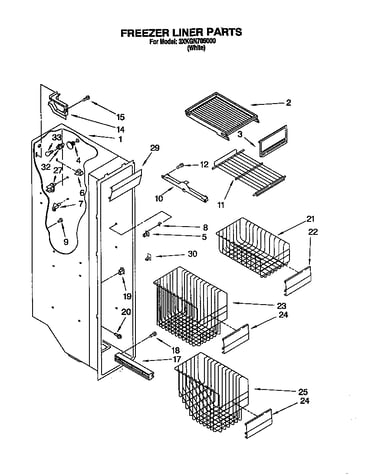 Freezer liner