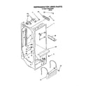 Bauknecht 3XKGN705001 refrigerator liner diagram