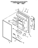 Refrigerator door