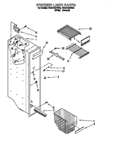 Freezer liner