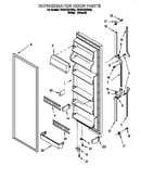 Refrigerator door