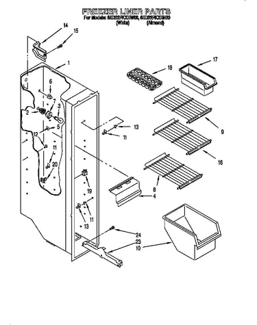 Freezer liner