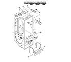 Whirlpool ED25DQXDB06 refrigerator liner parts diagram