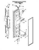 Freezer door parts