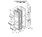 Whirlpool ED20TQXEN01 refrigerator door parts diagram