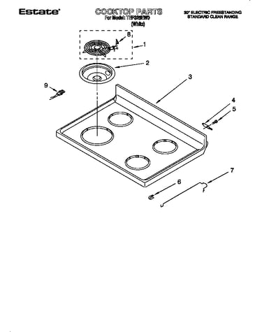 Cooktop parts