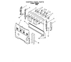 Estate TEP325EW0 control panel parts diagram