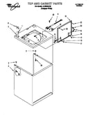 Top and cabinet parts