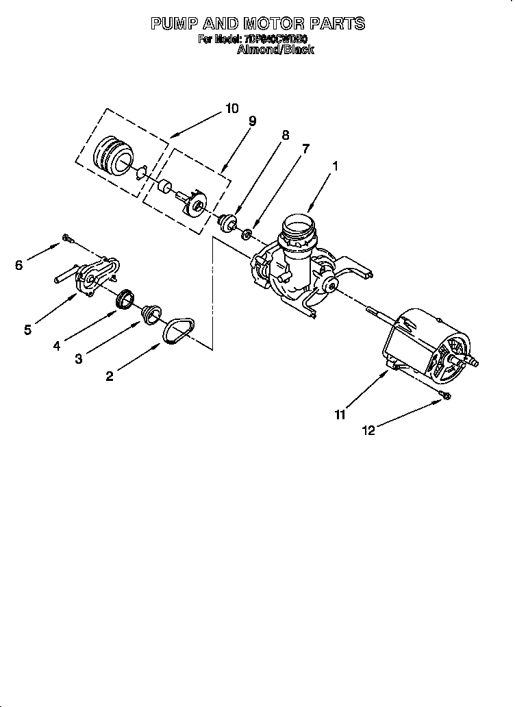 Pump and motor parts