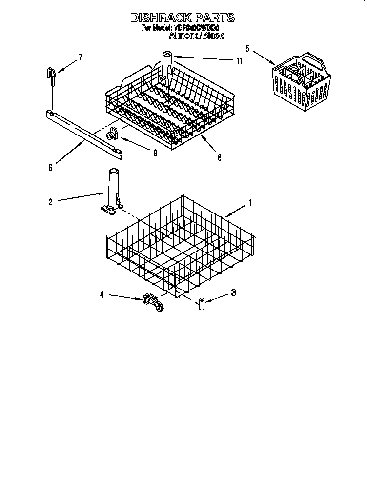 Dishrack parts