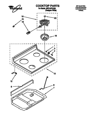 Cooktop parts