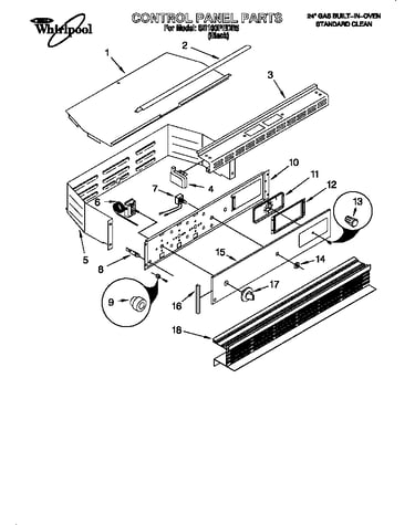 Control panel parts