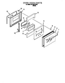 Oven door parts