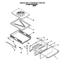 Broiler drawer parts