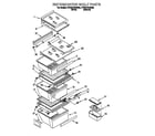 Whirlpool 4YED27DQDN02 refrigerator shelf parts diagram