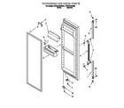 Whirlpool 4YED27DQDW02 refrigerator door parts diagram