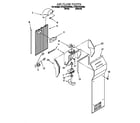 Whirlpool 4YED27DQDW02 air flow parts diagram