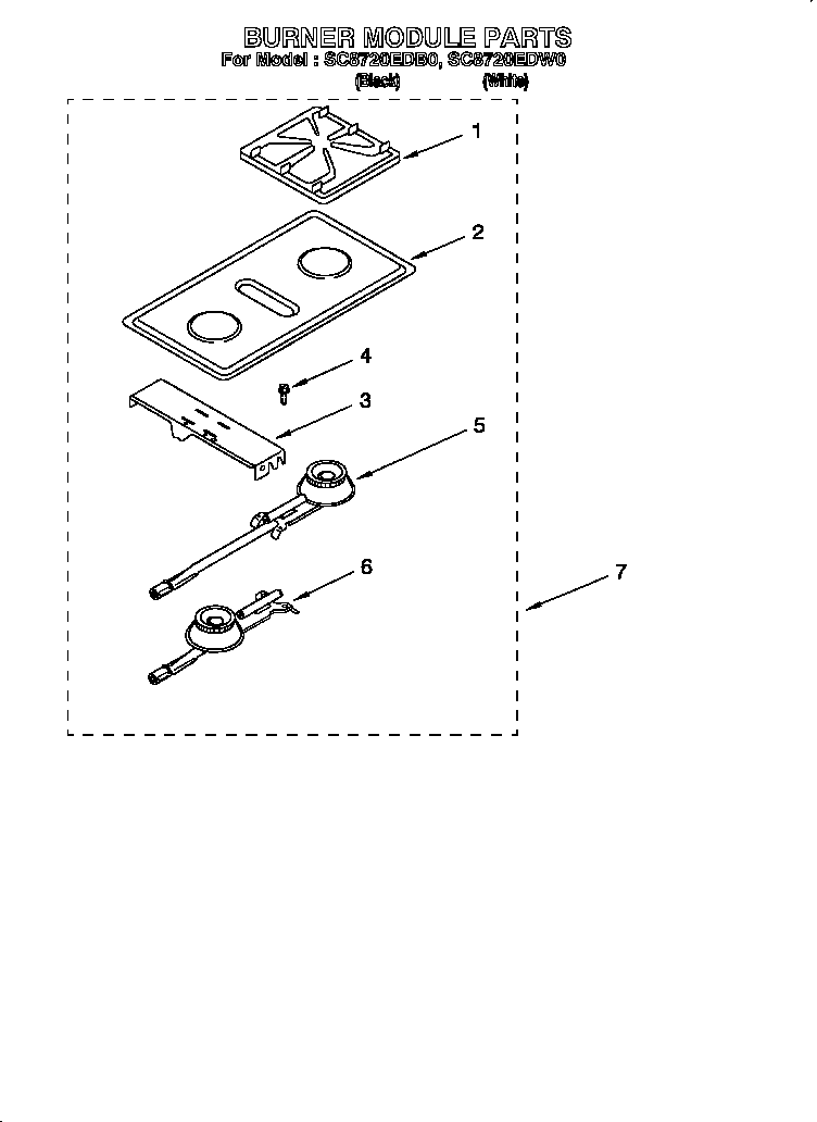 BURNER MODULE PARTS