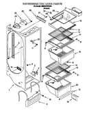 Refrigerator liner parts