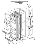 Refrigerator door parts