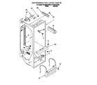 Whirlpool 4YED25DQDN02 refrigerator liner parts diagram
