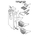 Whirlpool 4YED25DQDN02 freezer liner parts diagram