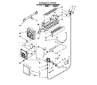 Whirlpool 4YED25DQDW02 icemaker parts diagram